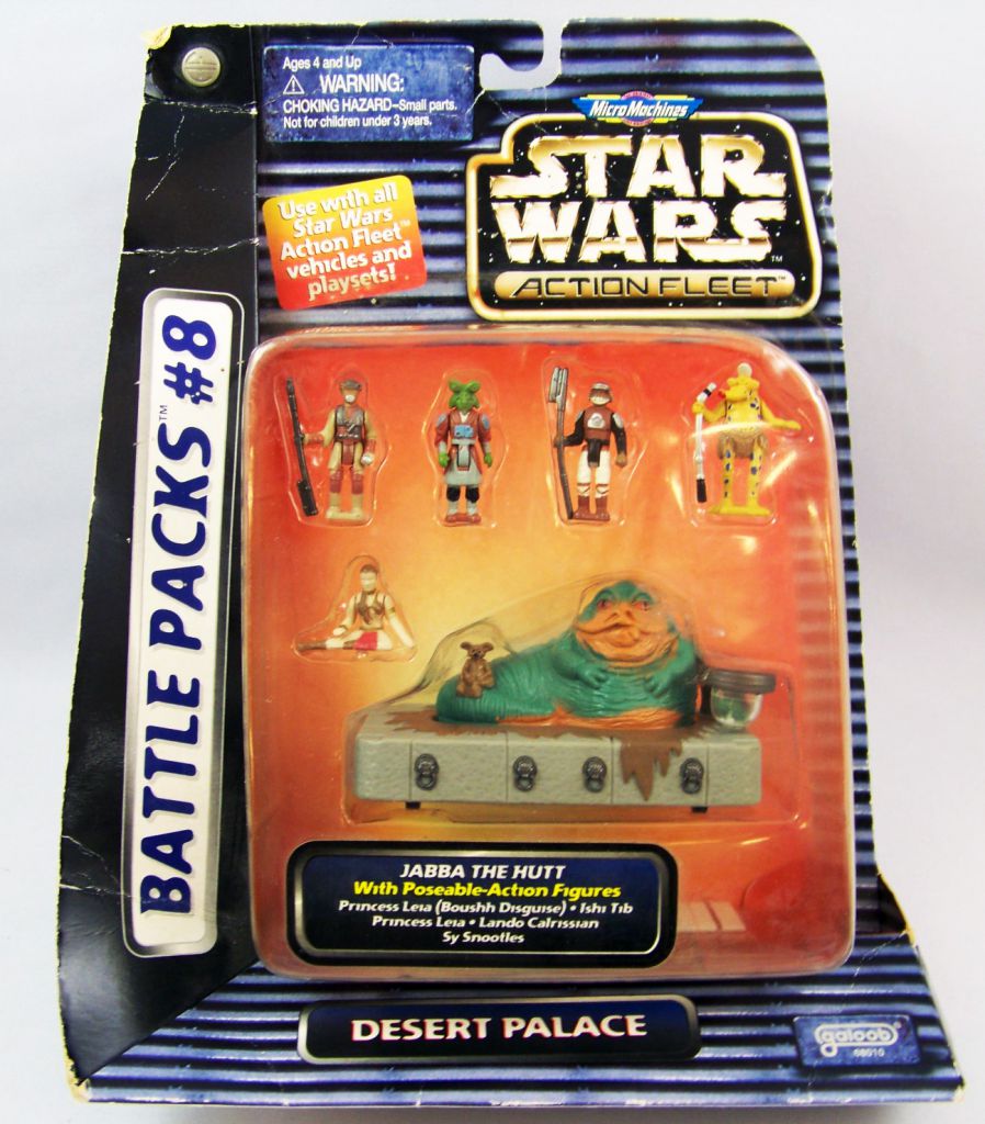 AB Star Wars Princess Leia Boussh Jabba Hutt Micro Machines Galoob Action Fleet