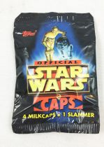 Star Wars Caps - Topps - 4 Milk Caps + 1 Slammer (Pogs)