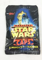 Star Wars Caps - Topps - 4 Milkcaps + 1 Slammer (Pogs)