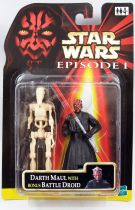 Star Wars Episode 1 (The Phantom Menace) - Hasbro - Darth Maul & Bonus Battle Droid