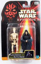 Star Wars Episode 1 (The Phantom Menace) - Hasbro - Darth Sidious & Bonus Battle Droid