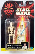 Star Wars Episode 1 (The Phantom Menace) - Hasbro - Obi-Wan Kenobi & Bonus Battle Droid