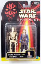 Star Wars Episode 1 (The Phantom Menace) - Hasbro - Padme Naberrie & Bonus Battle Droid