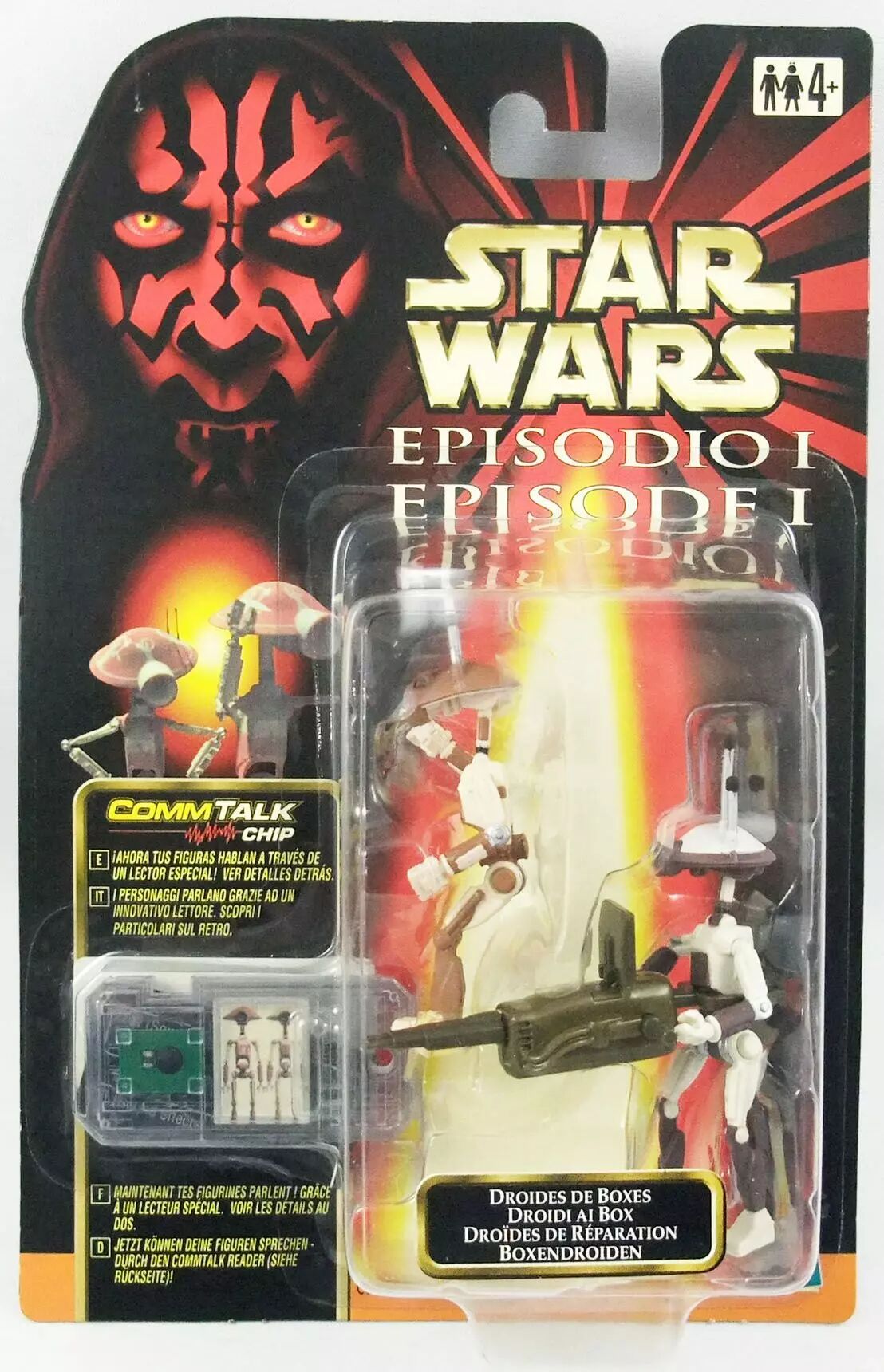 Star Wars Episodio 1 - Action Figure Gasgano Con Pit Droid E Chip Commtech, 7,6 Cm, Hasbro