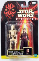 Star Wars Episode 1 (The Phantom Menace) - Hasbro - Queen Amidala & Bonus Battle Droid