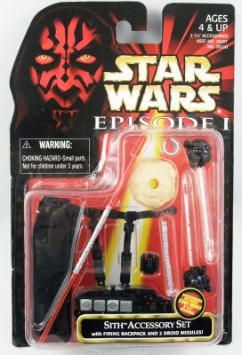 Hasbro Star Wars Episode 1 Sith Accessory Set Firing Backpack 1998 T3614 for sale online 