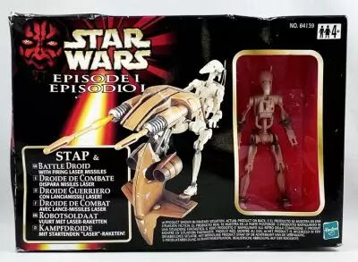 Star Wars Episode 1 (The Phantom Menace) - Hasbro - STAP & Battle Droid