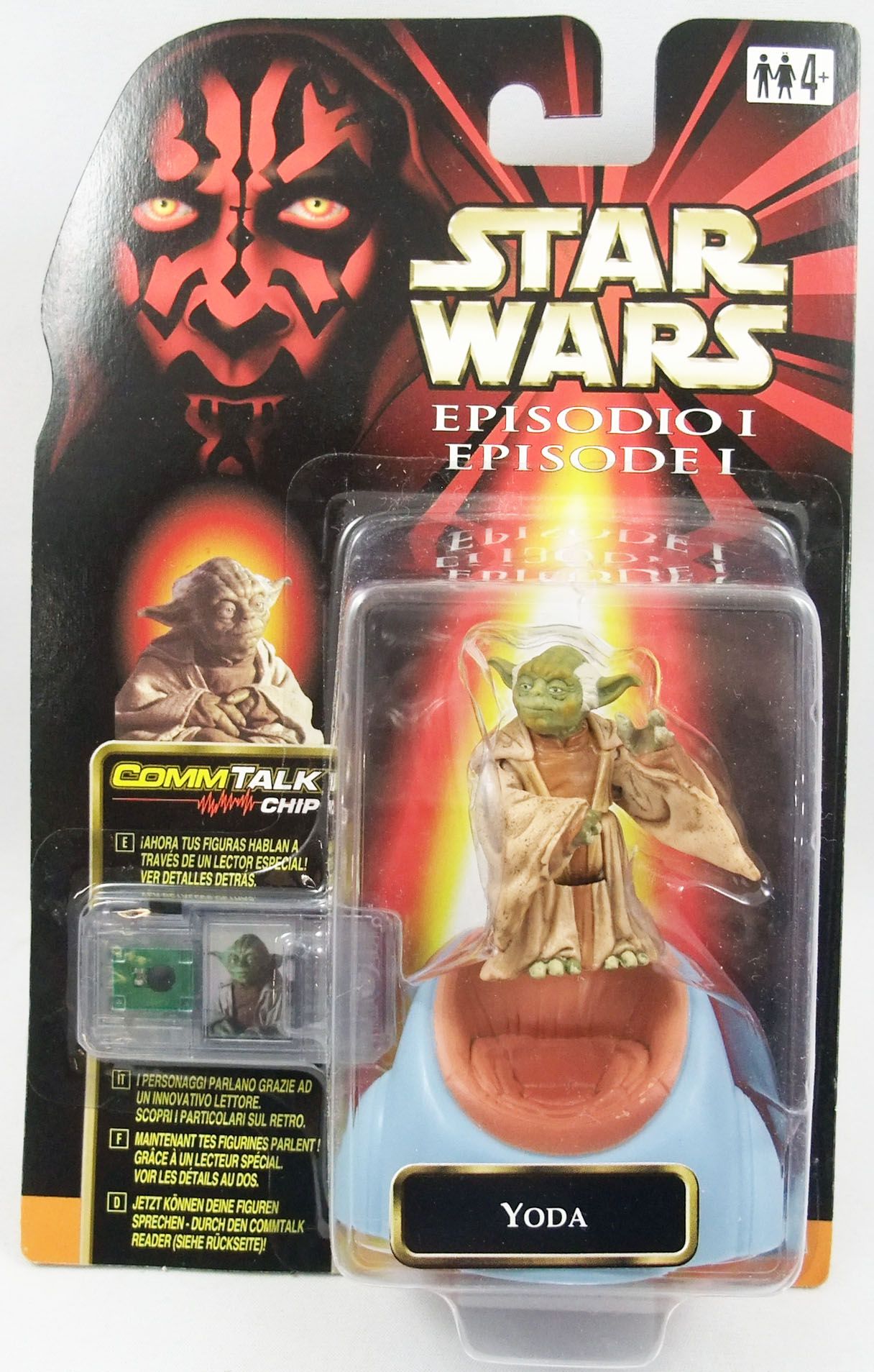 Details about   Star Wars Commtech Chip Figure Stand for Yoda Episode 1 EP1 1999 