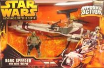 Star Wars Episode III (Revenge of the Sith) - Hasbro - Barc Speeder with Barc Trooper