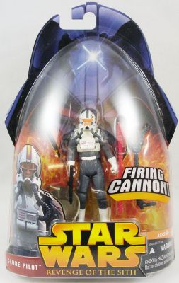 Black Variant Clone Pilot 2005 STAR WARS Revenge of the Sith ROTS MOC #34 Black Variant Clone Pilot 2005 STAR WARS Revenge of the Sith ROTS MOC #34