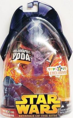 Star Wars Hasbro Revenge of the Sith ROTS 2005 Yoda Hologram TRUS Exclusive 