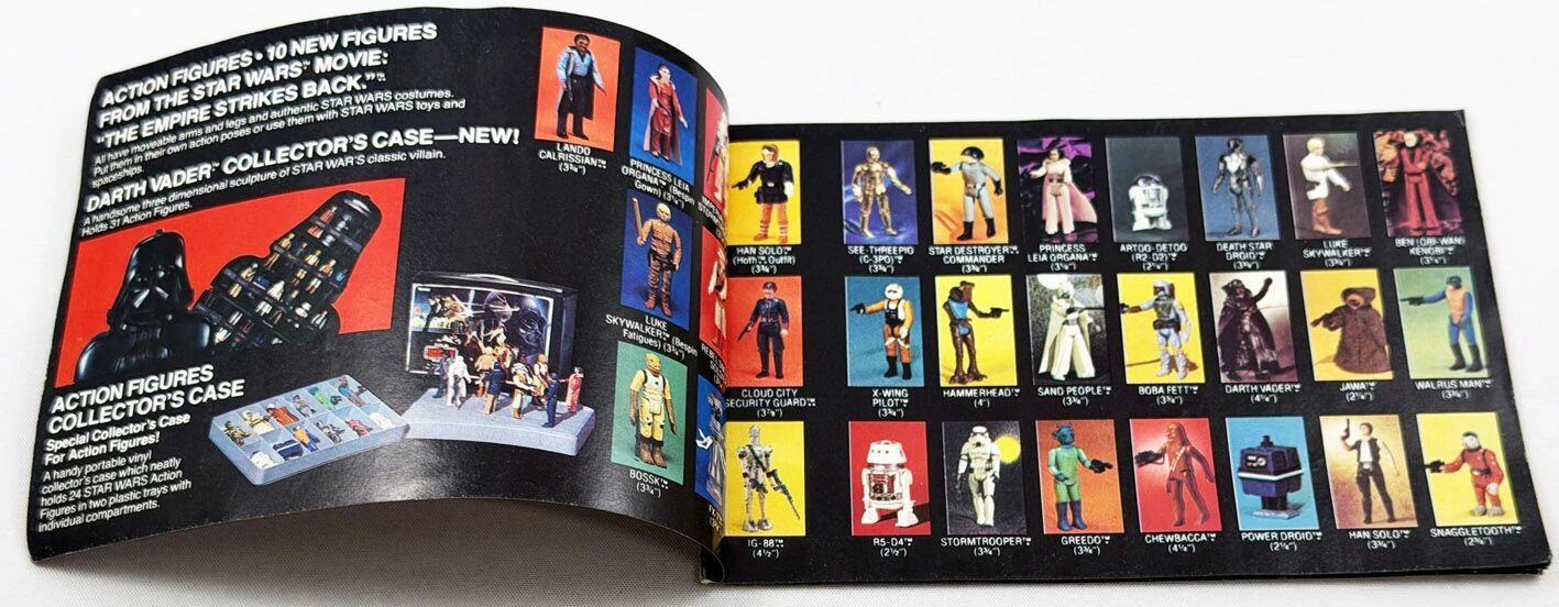 Inceert Star Wars ESB 1979-80 - Kenner - Insert Booklet Catalog