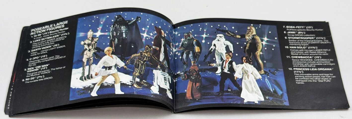 Inceert Star Wars ESB 1979-80 - Kenner - Insert Booklet Catalog