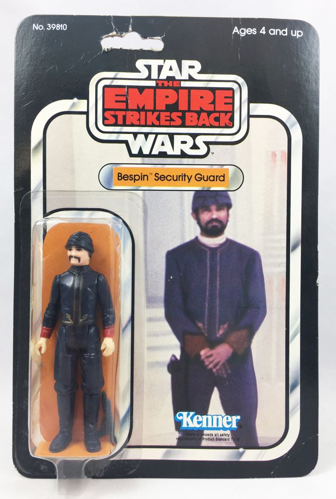White VINTAGE STAR WARS Bespin Security Guard Complete MINTY Kenner 1980 