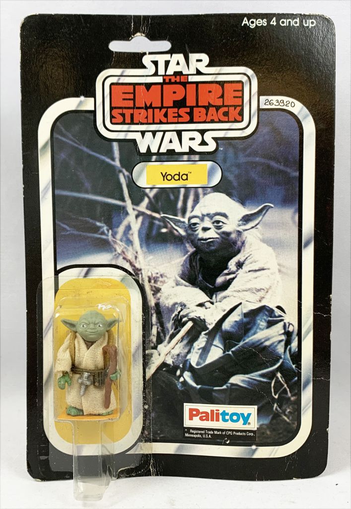 operación Hueso Él mismo Star Wars ESB 1980 - Palitoy 41back B - Yoda (Miro-Meccano Archives)