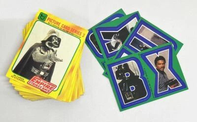Star Wars ESB 1980 - Topps Trading Cards (Series 3 \ Yellow\ ) Set of 40 Cards + 4 Stickers