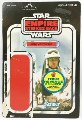 Star Wars ESB 1982 - Kenner 48Back - Rebel Commander (Revenge of the Jedi sticker)