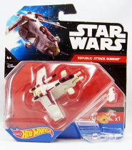 Star Wars Hot Wheels - Mattel - Republic Attack Gunship