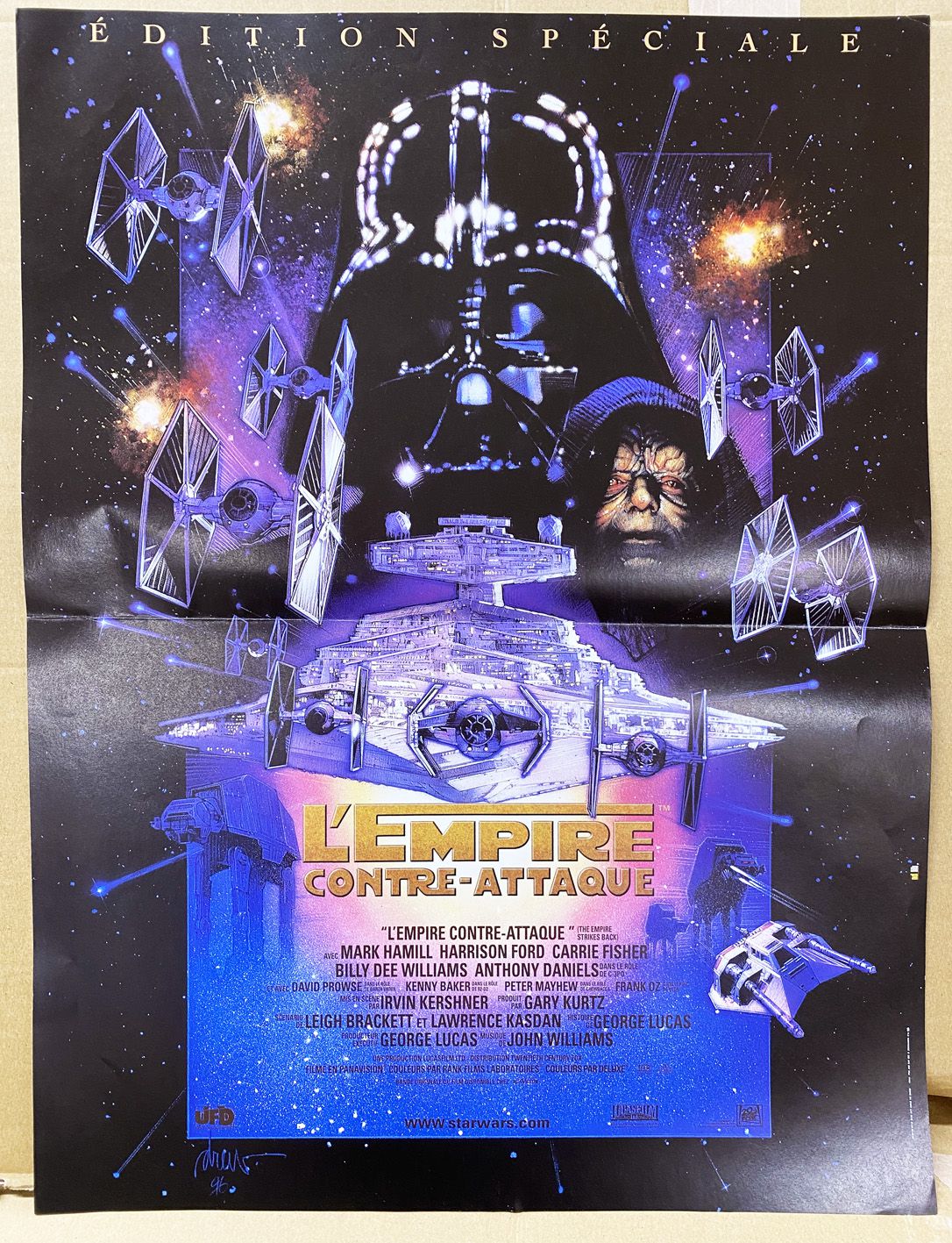 Star Wars Lempire Contre Attaque Edition Spéciale Affiche 40x60cm