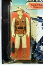 Star Wars L\'Empire Contre-Attaque 1980 - Mccano - Soldat Rebelle Tenue Hoth (Rebel Soldier) square card 20-C cardback