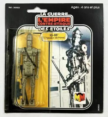 Star Wars L\'Empire Contre-attaque 1980 - Meccano - IG-88 (Chasseur de Prime) - carte carr�e 20-C cardback