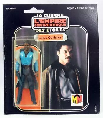 Star Wars L\'Empire Contre-attaque 1980 - Meccano - Lando Calrissian - carte carr�e 20-C cardback