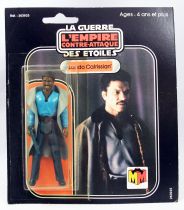 Star Wars L\'Empire Contre-attaque 1980 - Meccano - Lando Calrissian - carte carrée 20-C cardback