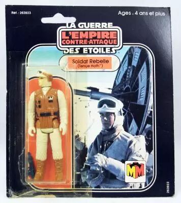 Star Wars L\'Empire Contre-attaque 1980 - Meccano - Soldat Rebelle Tenue Hoth (Rebel Soldier) carte carr�e 20-C cardback
