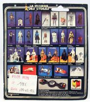 Star Wars L\'Empire Contre-attaque 1981 - Meccano - Bossk - carte carrée 18-back Pilot Run