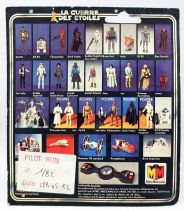 Star Wars L\'Empire Contre-Attaque 1981 - Meccano - Bossk - square card 18-back Pilot Run