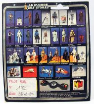 Star Wars L\'Empire Contre-attaque 1981 - Meccano - Lobot - carte carrée 18-back Pilot Run