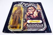 Star Wars La Guerre des Etoiles 1979 - Meccano - Chiquetaba (Chewbacca) carte carrée 20-A card Pilot Run