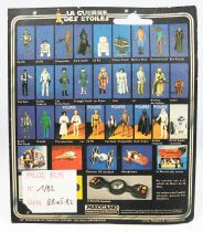 Star Wars La Guerre des Etoiles 1979 - Meccano - Chiquetaba (Chewbacca) carte carrée 20-A card Pilot Run