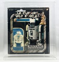 Star Wars La Guerre des Etoiles 1979 - Meccano - Dedeu (R2-D2) square card 20-A cardback