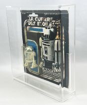 Star Wars La Guerre des Etoiles 1979 - Meccano - Dedeu (R2-D2) square card 20-A cardback