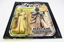 Star Wars La Guerre des Etoiles 1979 - Meccano - L\'homme des Sables (Sand People) square card 20-A cardback Pilot Run