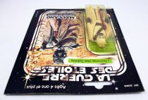 Star Wars La Guerre des Etoiles 1979 - Meccano - L\'homme des Sables (Sand People) square card 20-A cardback Pilot Run