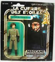 Star Wars La Guerre des Etoiles 1979 - Meccano - Le Cdt de l\'Etoile Noire Death Squad Commander carte carrée