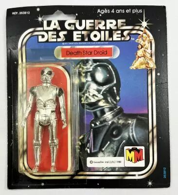 Star Wars La Guerre des Etoiles 1981 - Meccano - Death Star Droid - carte carr�e 20-C cardback