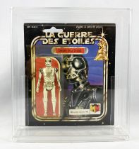 Star Wars La Guerre des Etoiles 1981 - Meccano - Death Star Droid square card 20-C cardback
