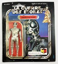 Star Wars La Guerre des Etoiles 1981 - Meccano - Death Star Droid square card 20-C cardback