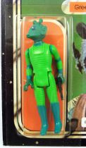 Star Wars La Guerre des Etoiles 1981 - Meccano - Greedo - carte carrée 20-C cardback