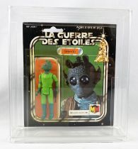 Star Wars La Guerre des Etoiles 1981 - Meccano - Greedo - carte carrée 20-C cardback