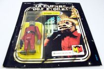 Star Wars La Guerre des Etoiles 1981 - Meccano - Snaggle Tooth (Snaggletooth) square card 20back C