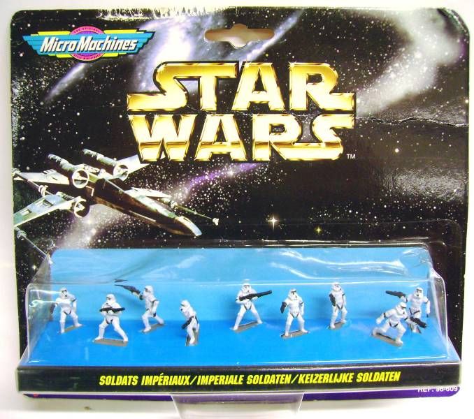 Star Wars Micro Machines Imperial Stormtrooper Lot of 4 Trooper Figure Army 1996