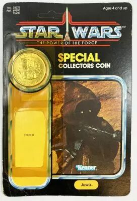 Star Wars POTF 1984 - Kenner - Jawa (w/Special Collector Coin)