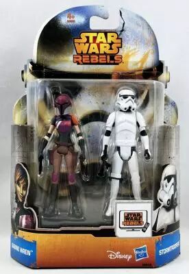 Star Wars Rebels - Hasbro - Sabine Wren & Stormtrooper