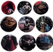 Star Wars Return of the Jedi 1983 - Set of 12 Buttons