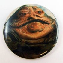 Star Wars Return of the Jedi 1983 Button - Jabba the Hutt