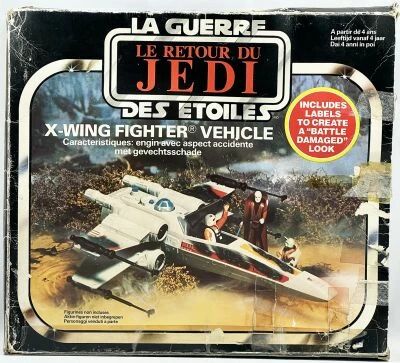 Star Wars ROTJ (Bilogo) 1983 - Kenner / Meccano - X-Wing Fighter \ Battle-Damaged\ 
